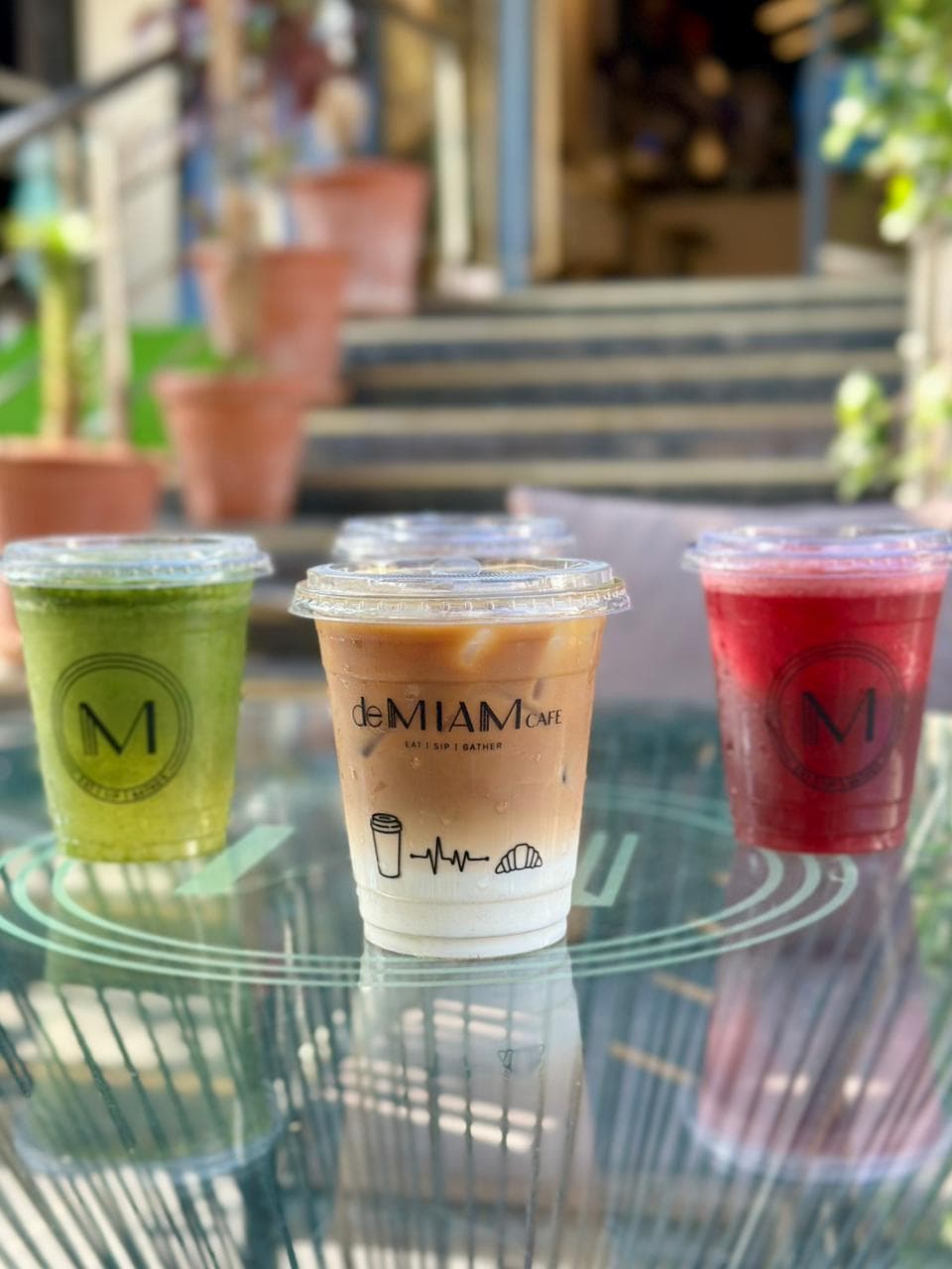 Signature drinks at deMIAM CAFE